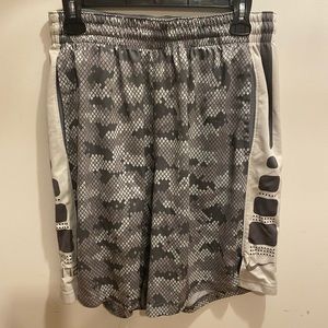 Nike Dri Fit basketball shorts Grey and White